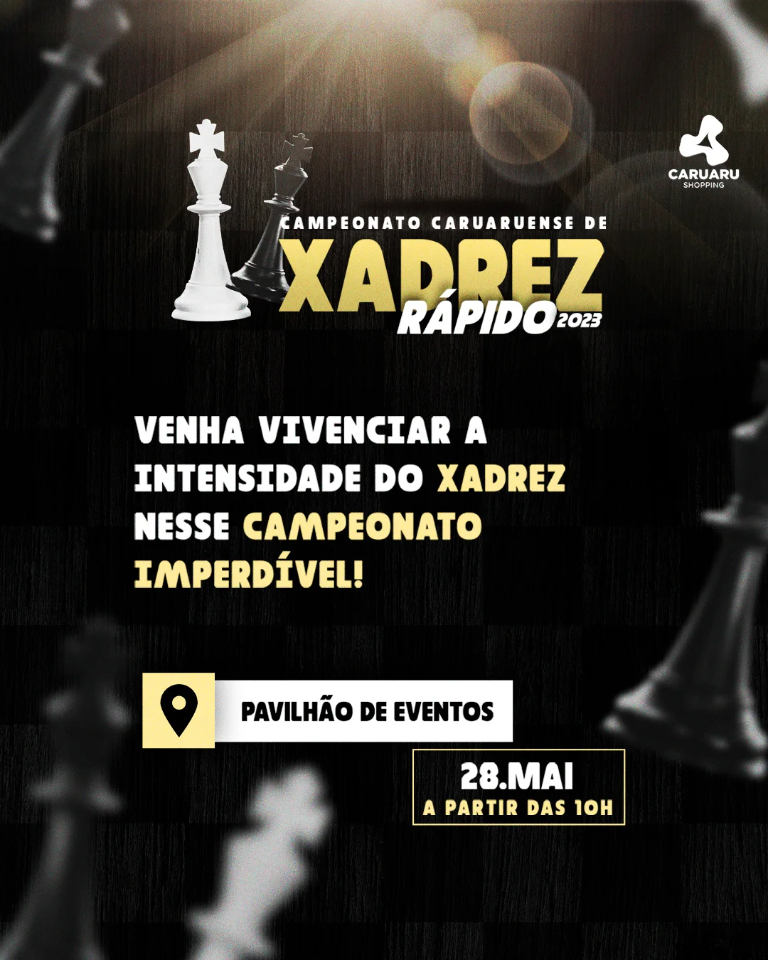 Campeonato de Xadrez acontece em Caruaru neste domingo (28) - Folha PE
